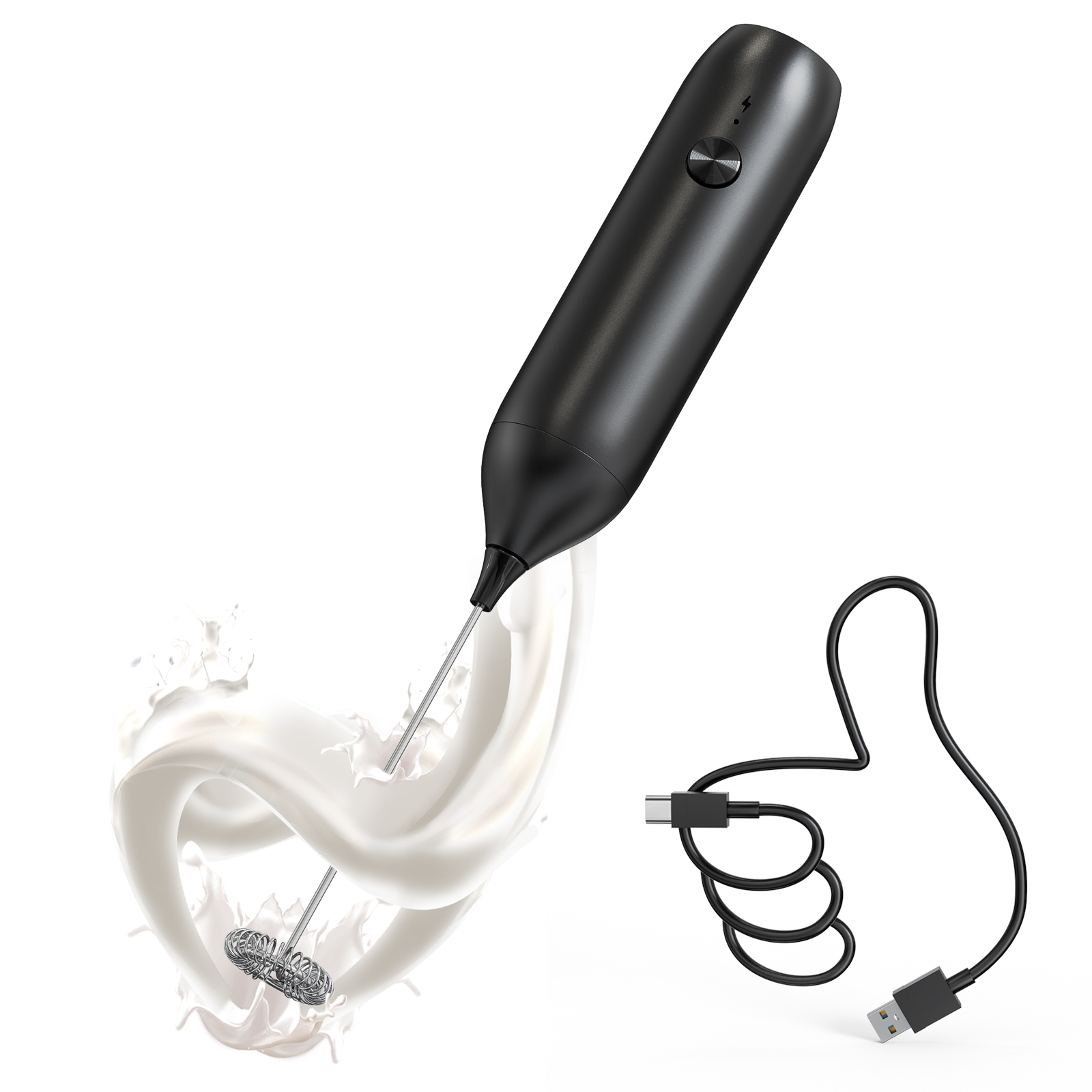 Portable Blender Usb Rechargeable - Электрический вспениватель молока, вспениватель кофе, USB-C,