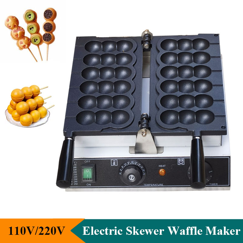 Mini Waffle Maker Machine - Электрическая вафельница-шашлычница с антипригарным покрытием для