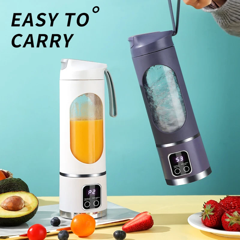 Portable Blender Usb Rechargeable - Портативная соковыжималка для фруктов с 10