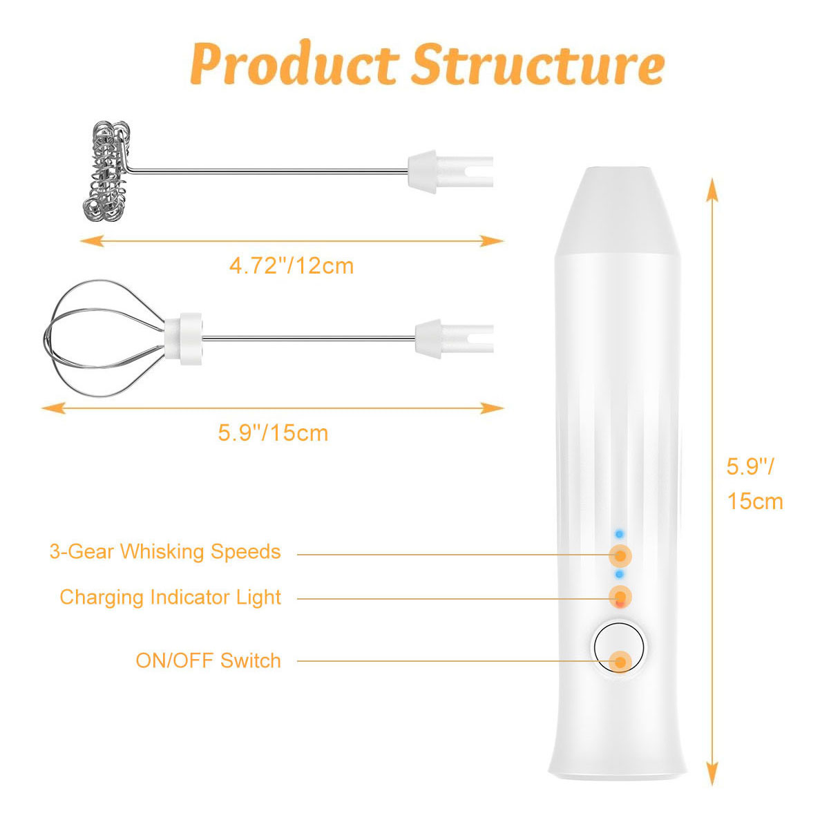 Мини-вспениватель молока, пере – обзор и цена Portable Blender Usb Rechargeable